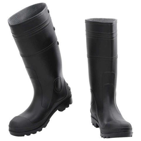 VidaXL Kalosze, czarne, rozmiar 43, PVC