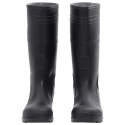 VidaXL Kalosze, czarne, rozmiar 43, PVC