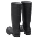VidaXL Kalosze, czarne, rozmiar 43, PVC