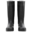 VidaXL Kalosze, czarne, rozmiar 46, PVC