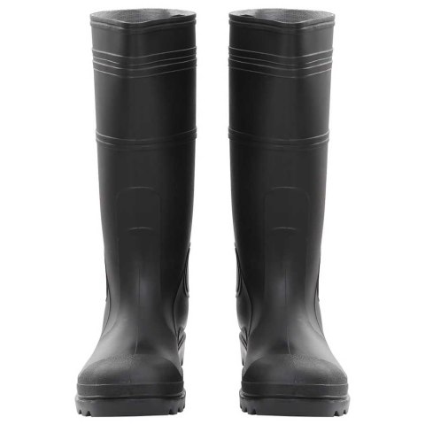 VidaXL Kalosze, czarne, rozmiar 46, PVC
