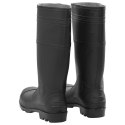 VidaXL Kalosze, czarne, rozmiar 46, PVC