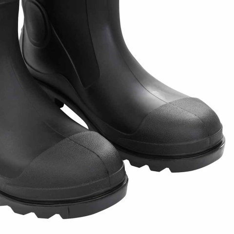 VidaXL Kalosze, czarne, rozmiar 46, PVC