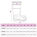 VidaXL Kalosze, czarne, rozmiar 46, PVC