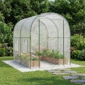 VidaXL Szklarnia z ramą 160 x 200 x 192,5 cm PVC przezroczysty