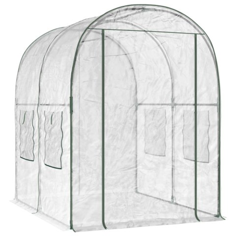 VidaXL Szklarnia z ramą 160 x 200 x 192,5 cm PVC przezroczysty