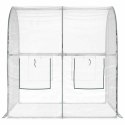 VidaXL Szklarnia z ramą 160 x 200 x 192,5 cm PVC przezroczysty