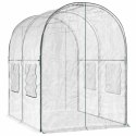 VidaXL Szklarnia z ramą 160 x 200 x 192,5 cm PVC przezroczysty