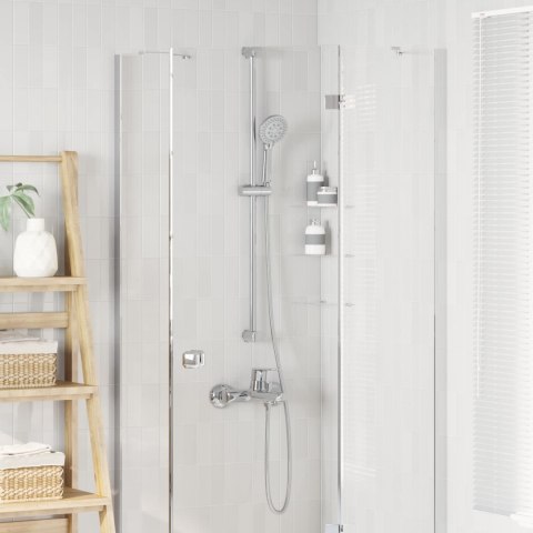 VidaXL Zestaw Główicy Prysznicowej chromowany 150 cm Stal nierdzewna