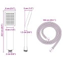 VidaXL Zestaw Główicy Prysznicowej chromowany 150 cm Stal nierdzewna