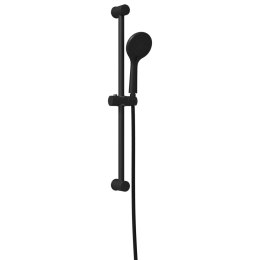 VidaXL Zestaw systemu prysznicowego Czarny 71 cm Stal nierdzewna