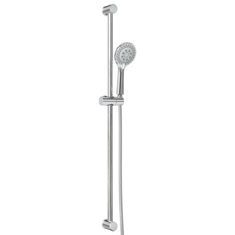 VidaXL Zestaw systemu prysznicowego chromowany 101 cm Stal nierdzewna