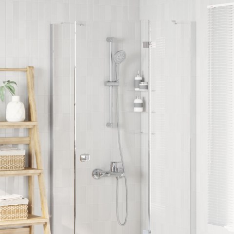 VidaXL Zestaw systemu prysznicowego chromowany 71 cm Stal nierdzewna