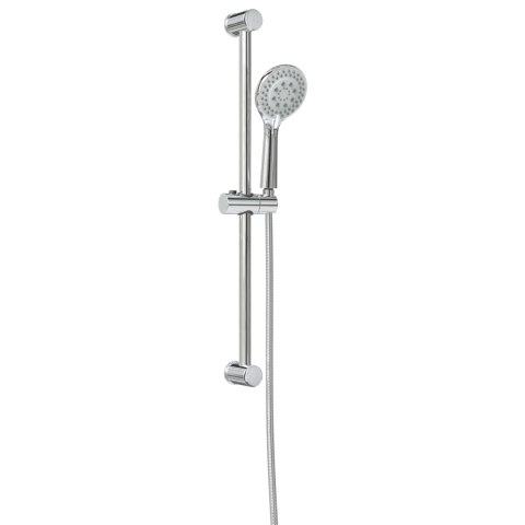 VidaXL Zestaw systemu prysznicowego chromowany 71 cm Stal nierdzewna