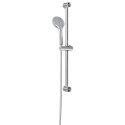 VidaXL Zestaw systemu prysznicowego chromowany 71 cm Stal nierdzewna