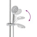 VidaXL Zestaw systemu prysznicowego chromowany 71 cm Stal nierdzewna