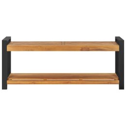 VidaXL Ławka, 120 cm, lite drewno tekowe