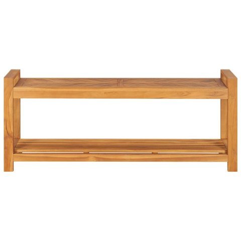VidaXL Ławka, 120 cm, lite drewno tekowe