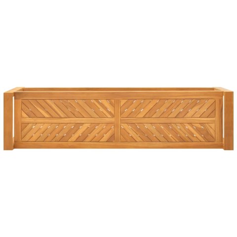 VidaXL Ławka, 120 cm, lite drewno tekowe