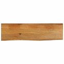 VidaXL Blat stołu z naturalną krawędzią, 120x40x3,8 cm, drewno mango