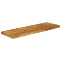 VidaXL Blat stołu z naturalną krawędzią, 120x40x3,8 cm, drewno mango