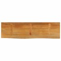 VidaXL Blat stołu z naturalną krawędzią, 120x40x3,8 cm, drewno mango