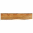 VidaXL Blat stołu z naturalną krawędzią, 140x30x3,8 cm, drewno mango