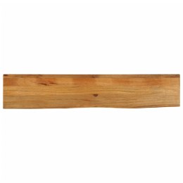 VidaXL Blat stołu z naturalną krawędzią, 140x30x3,8 cm, drewno mango