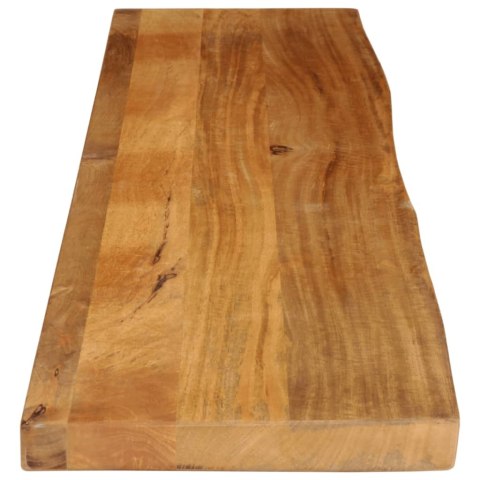 VidaXL Blat stołu z naturalną krawędzią, 140x30x3,8 cm, drewno mango
