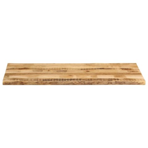 VidaXL Blat stołu z naturalną krawędzią, 140x60x2,5 cm, drewno mango