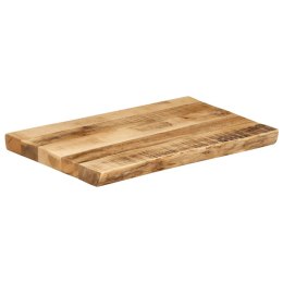 VidaXL Blat stołu z naturalną krawędzią, 50x40x2,5 cm, drewno mango