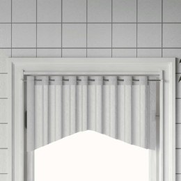 VidaXL Karnisze, 2 szt., biało-srebrne, 90-135 cm, aluminium