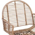 VidaXL Krzesło jadalniane 2 pcs Naturalny 44 x 44 x 74 cm