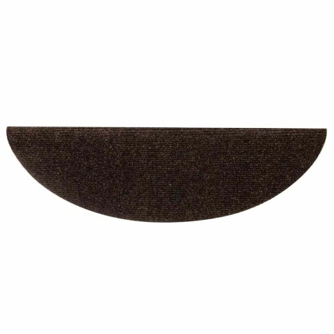 MATY NA SCHODY SAMOPRZYLEPNE 5 SZT. 56X17X3 CM BRĄZOWE PÓŁOKRĄGŁE