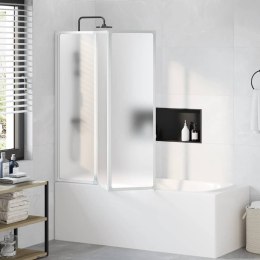 Kabina prysznicowa ścienna, parawan 3 składane panele 141x132 cm