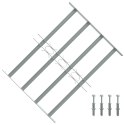Krata bezpieczeństwa na okno z regulacją 500-650 mm 4 metalowe pręty