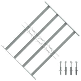Krata bezpieczeństwa na okno z regulacją 500-650 mm 4 metalowe pręty