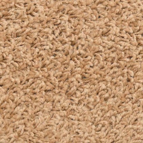 VidaXL Maty na schody 15 szt. 56x17x3 cm Beżowe półokrągłe
