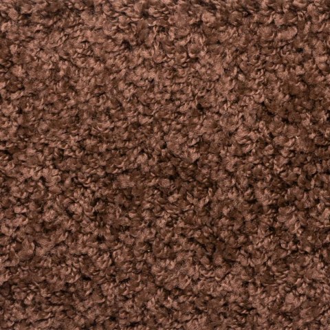 VidaXL Maty na schody 15 szt. 56x17x3 cm Brązowe półokrągłe