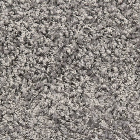 VidaXL Maty na schody 15 szt. 56x17x3 cm Szare półokrągłe