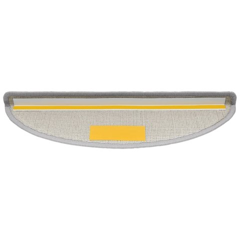VidaXL Nakładki na schody, 15 szt., 56 x 17 x 3 cm, jasnoszare
