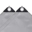 VidaXL Plandeka 650 g/m², 1,5 x 20 m, szara