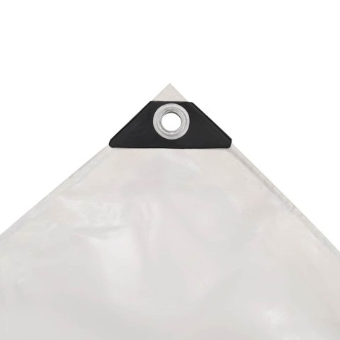 VidaXL Plandeka 650 g/m², 5 x 6 m, biała