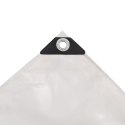 VidaXL Plandeka 650 g/m², 6 x 8 m, biała