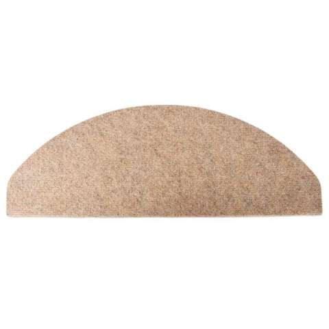 SAMOPRZYLEPNE NAKŁADKI NA SCHODY 15 SZT. 65X22,5X3,5CM BEŻOWE