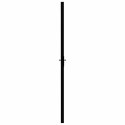 VidaXL Drzwi wewnętrzne, szkło ESG i aluminium, 76x201,5 cm, czarne