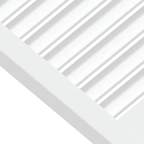VidaXL Drzwi żaluzjowe do szafki, 2 szt., białe, 61,5x39,4 cm, sosnowe