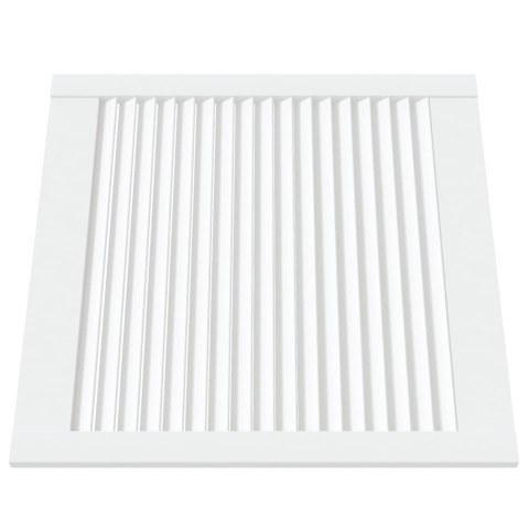 VidaXL Drzwi żaluzjowe do szafki, 2 szt., białe, 61,5x59,4 cm, sosnowe
