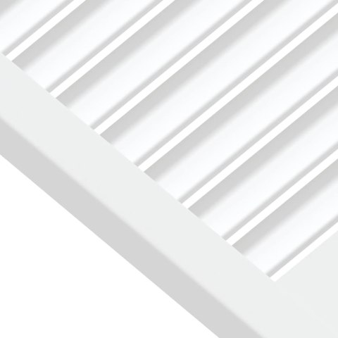 VidaXL Drzwi żaluzjowe do szafki, 2 szt., białe, 61,5x59,4 cm, sosnowe