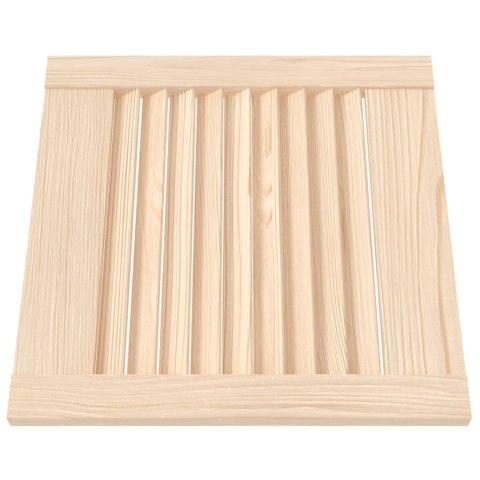 VidaXL Drzwi żaluzjowe do szafki, 4 szt., 39,5x39,4 cm, drewno sosnowe